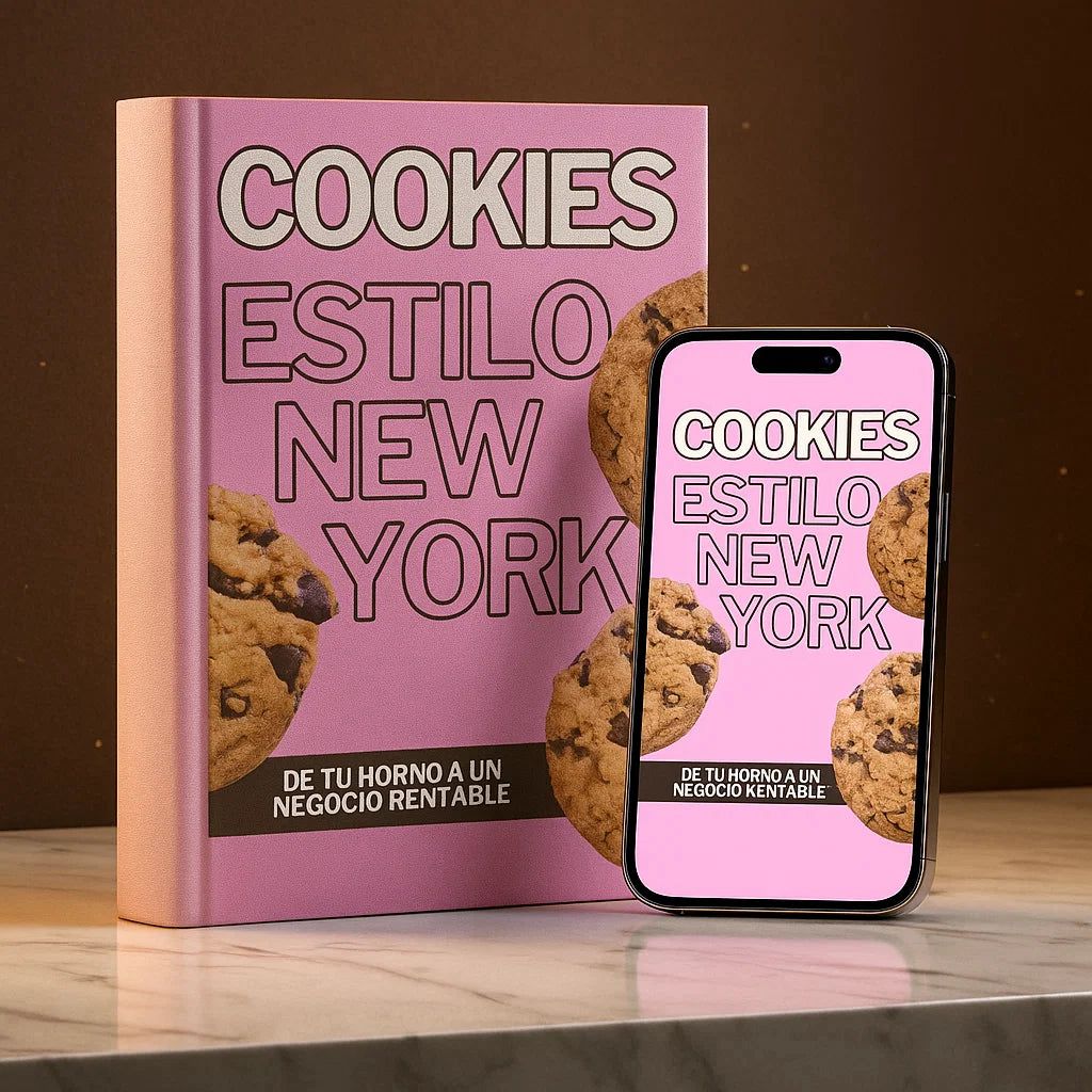 Curso Cookies Estilo NY + 6 Bonus Extras 🎁